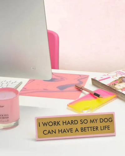 Desk Plate
