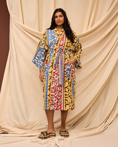 Sage X Clare Cotton Robe