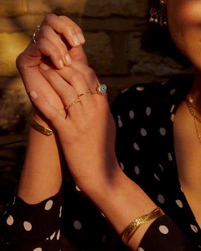 Alara Blue Evil Eye Ring