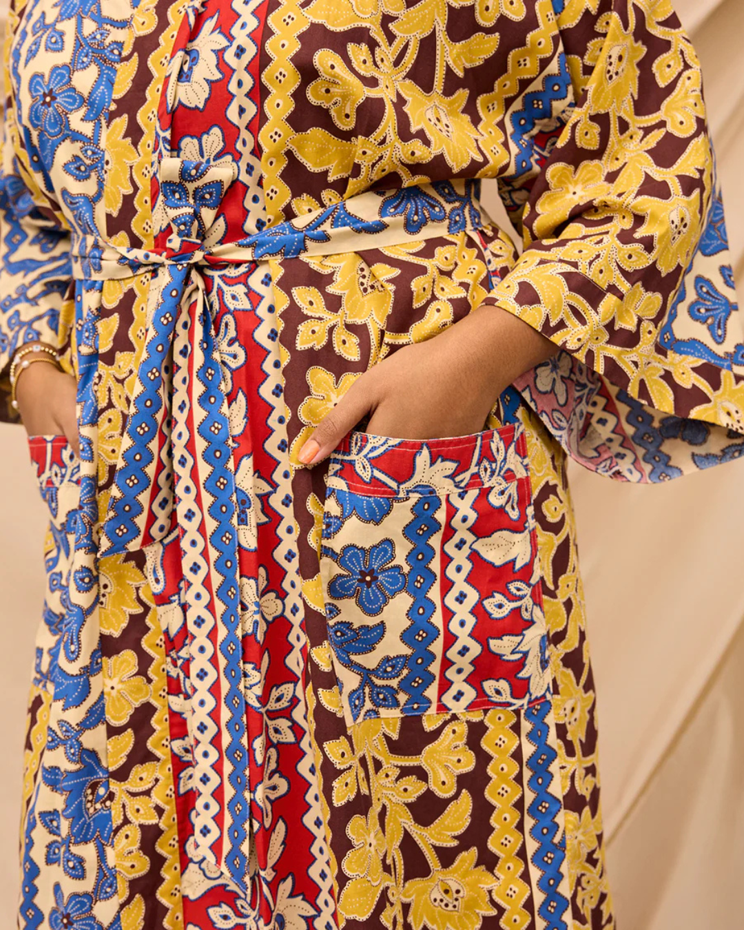 Sage X Clare Cotton Robe