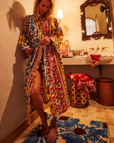 Sage X Clare Cotton Robe