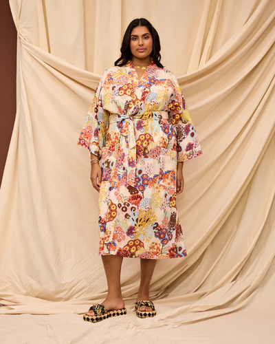 Sage X Clare Cotton Robe