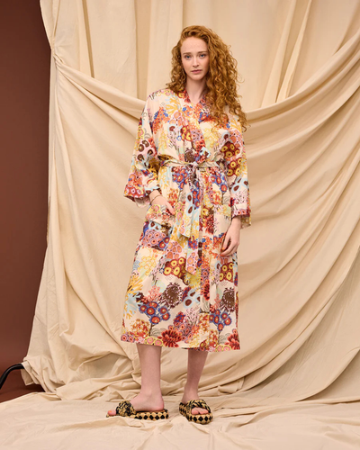Sage X Clare Cotton Robe