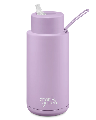 Frank Green Ceramic Reusable Bottle / 34Oz W Straw