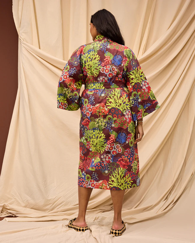 Sage X Clare Cotton Robe