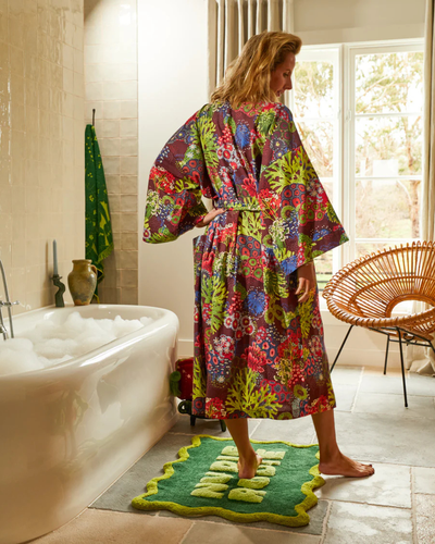 Sage X Clare Cotton Robe