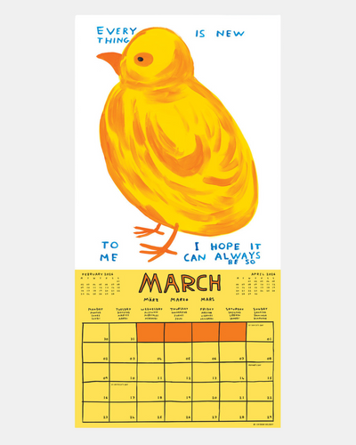 David Shrigley 2026 Calendar