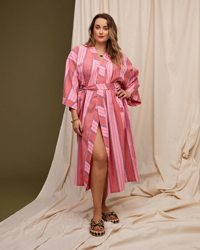 Sage X Clare Cotton Robe