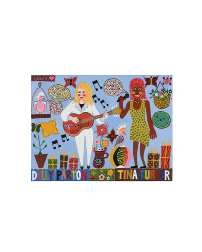 Dolly Parton / Tina Turner Tea Towel x Kaylene Whiskey