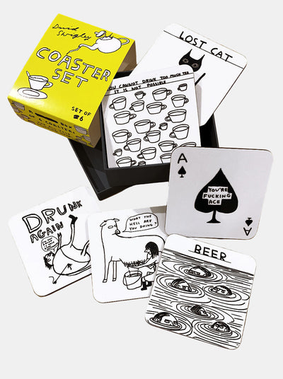 David Shrigley Coaster Set