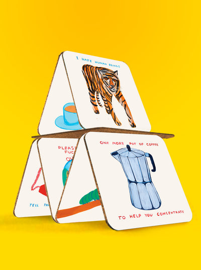 David Shrigley Coaster Set