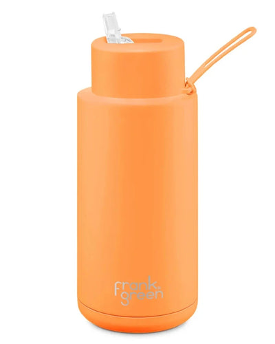 Frank Green Ceramic Reusable Bottle / 34Oz W Straw
