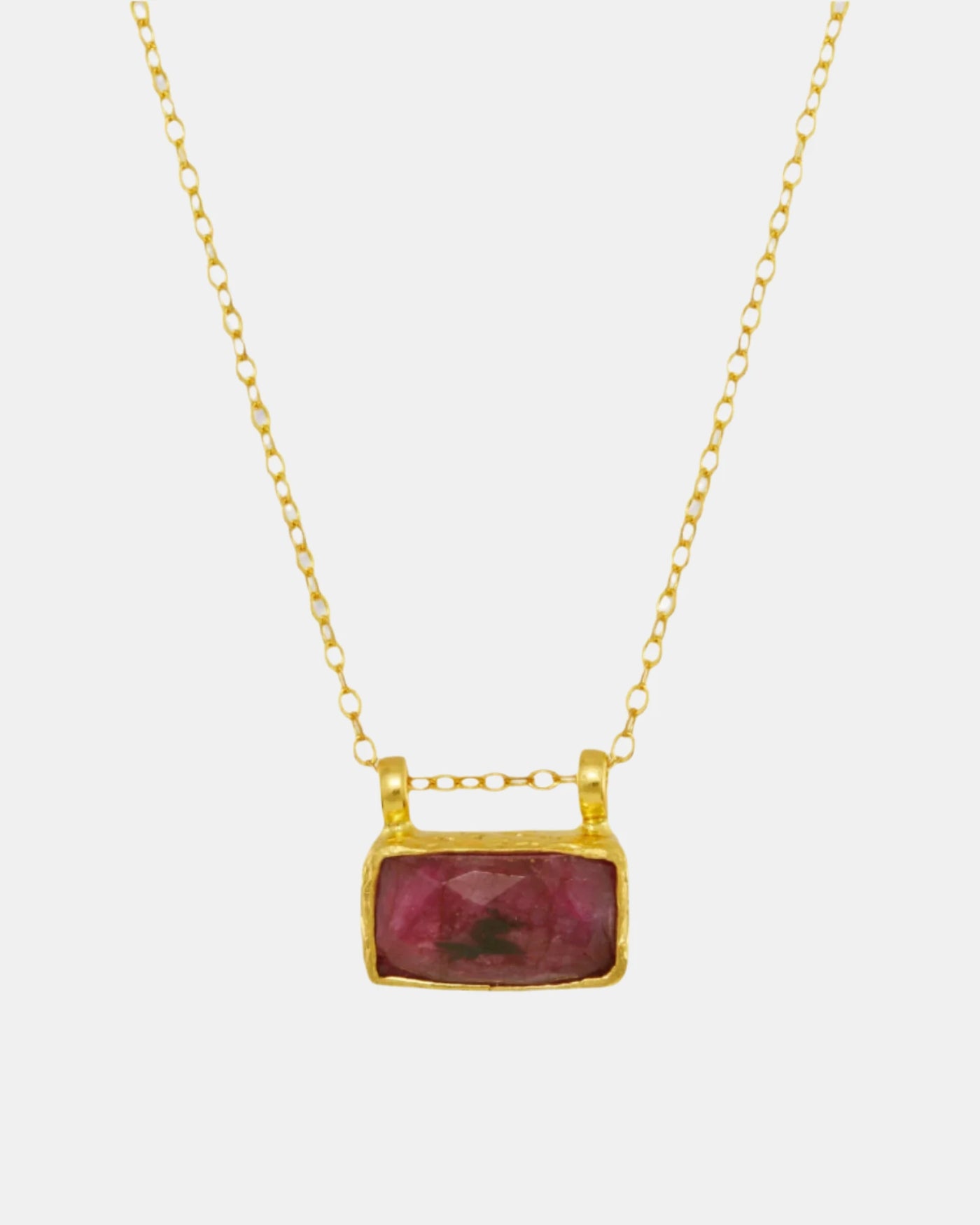 Alessa Ruby Pendant Necklace