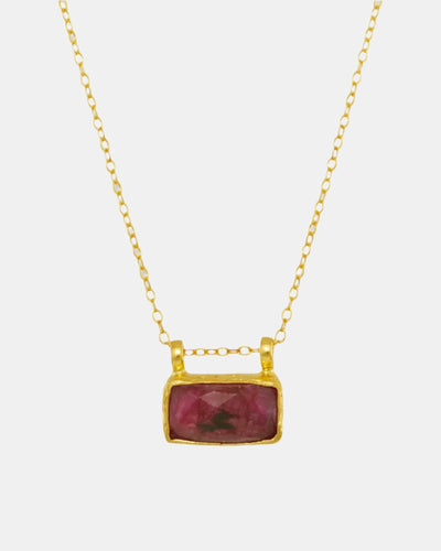 Alessa Ruby Pendant Necklace
