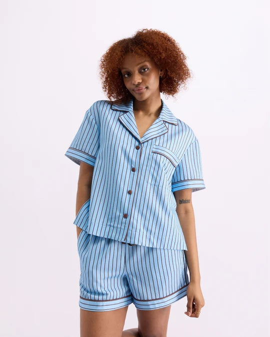 Hommey Short Sleeve Sleep Shirt