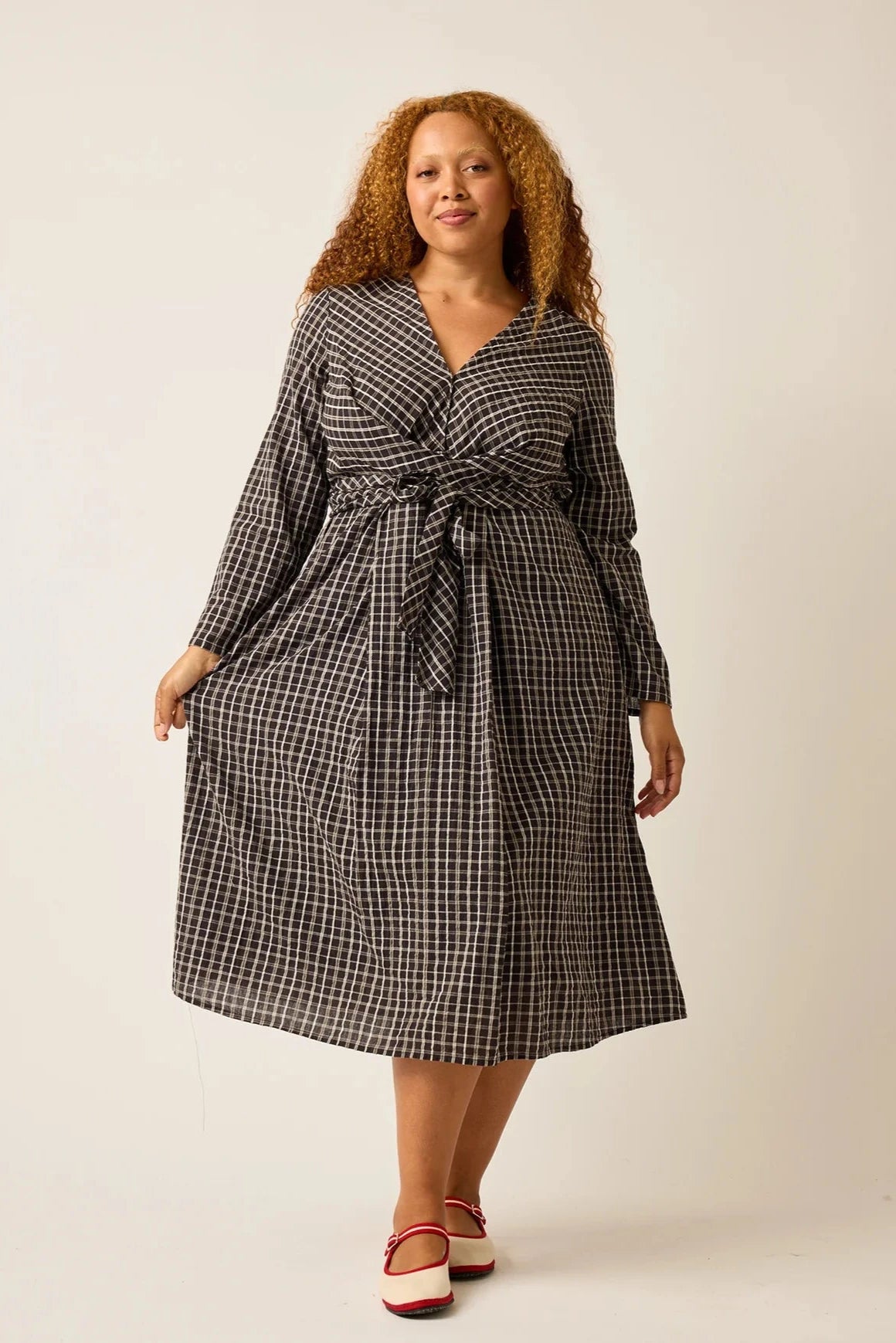 Lily Wrap Tie Dress