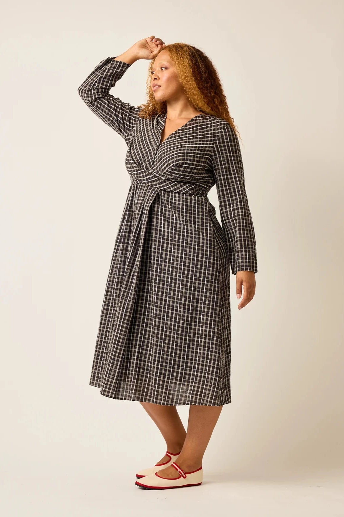 Lily Wrap Tie Dress
