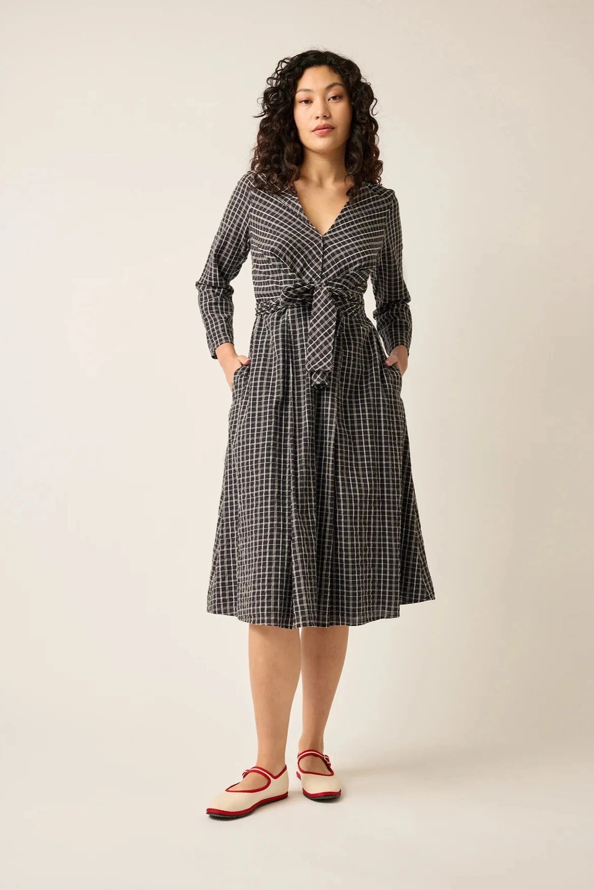 Lily Wrap Tie Dress