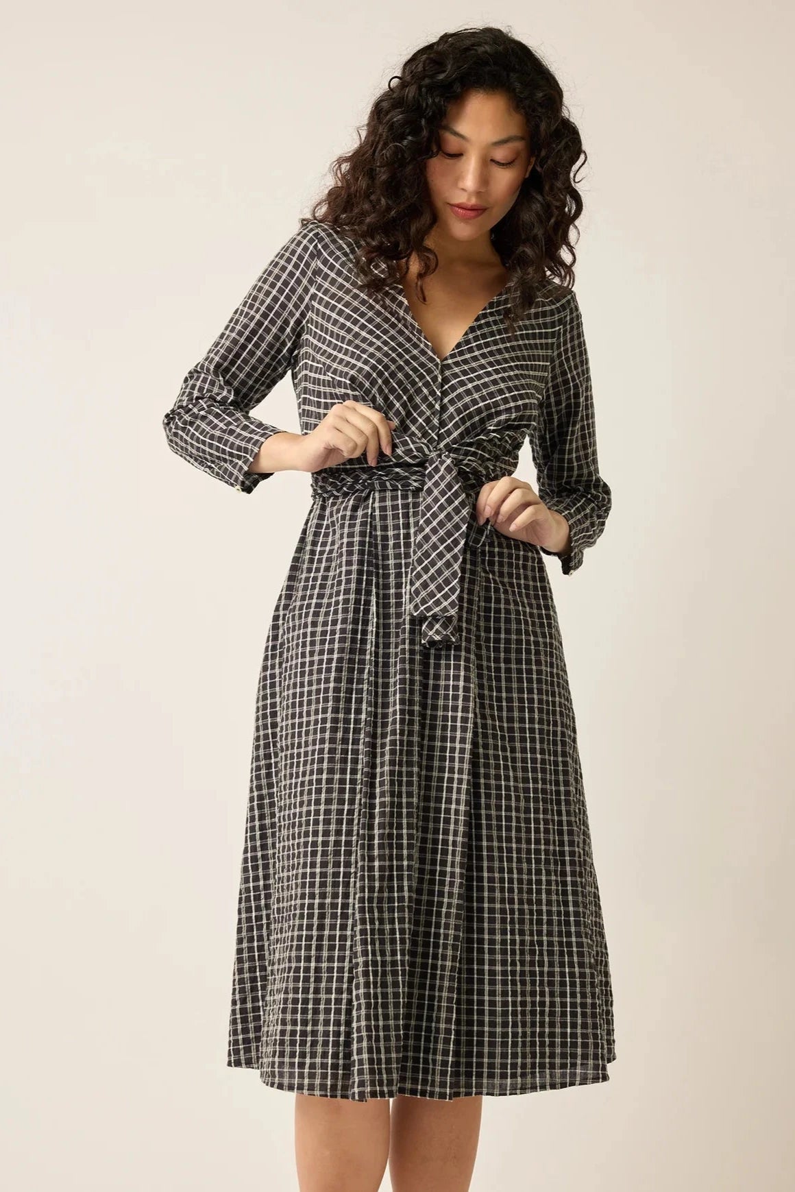 Lily Wrap Tie Dress
