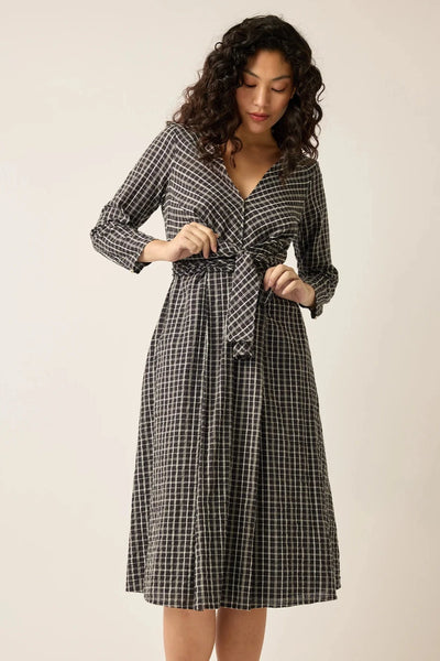 Lily Wrap Tie Dress