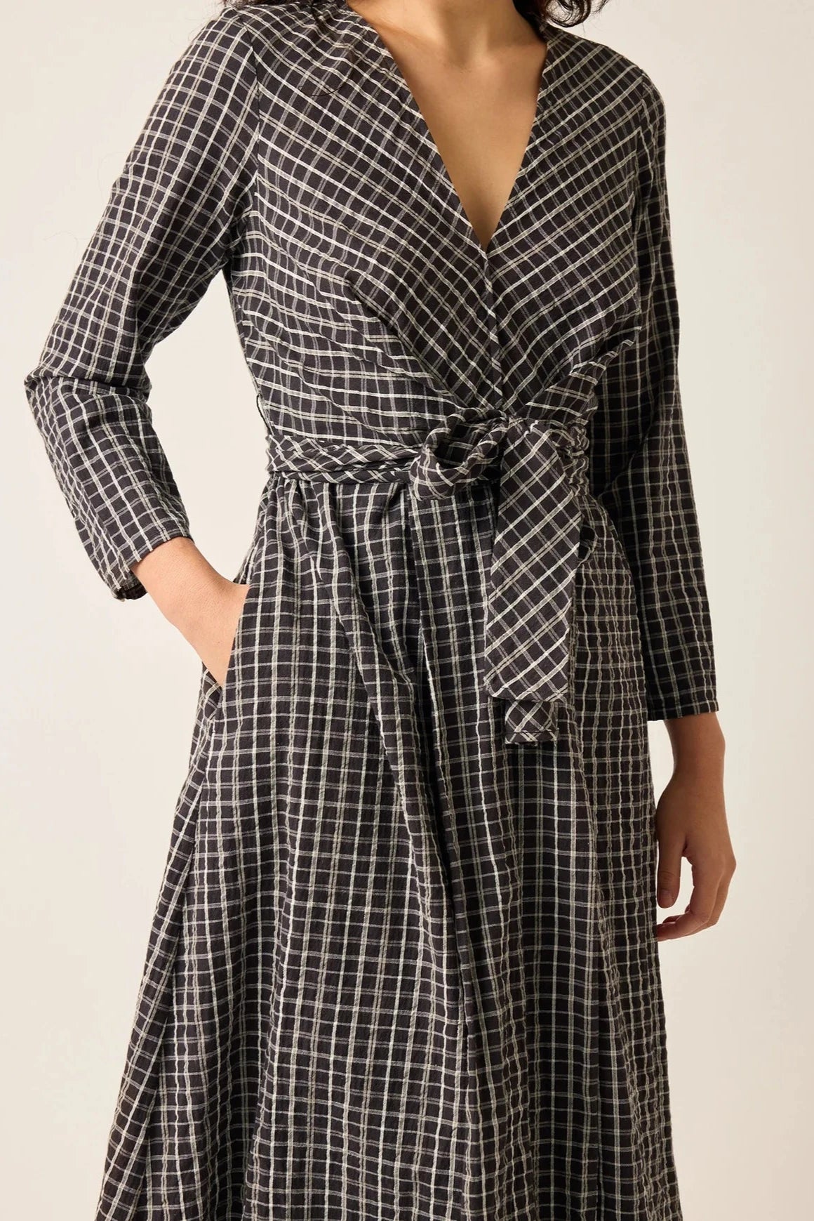 Lily Wrap Tie Dress