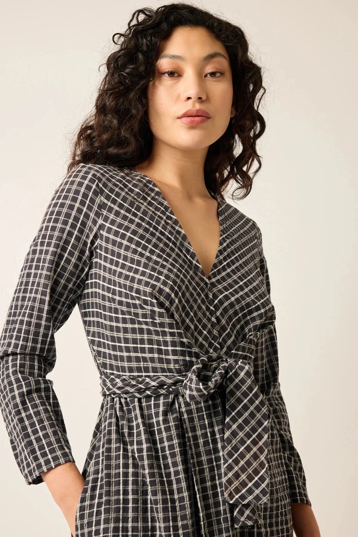 Lily Wrap Tie Dress