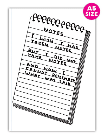David Shrigley A5 Notebook