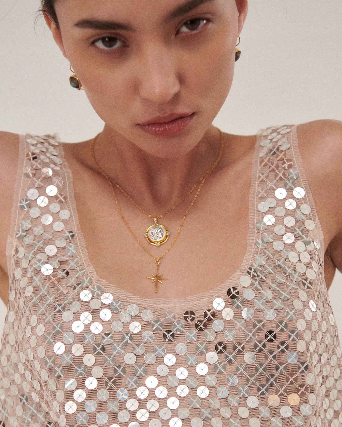 Alexander Mixed Metal & Turquoise Pendant Necklace