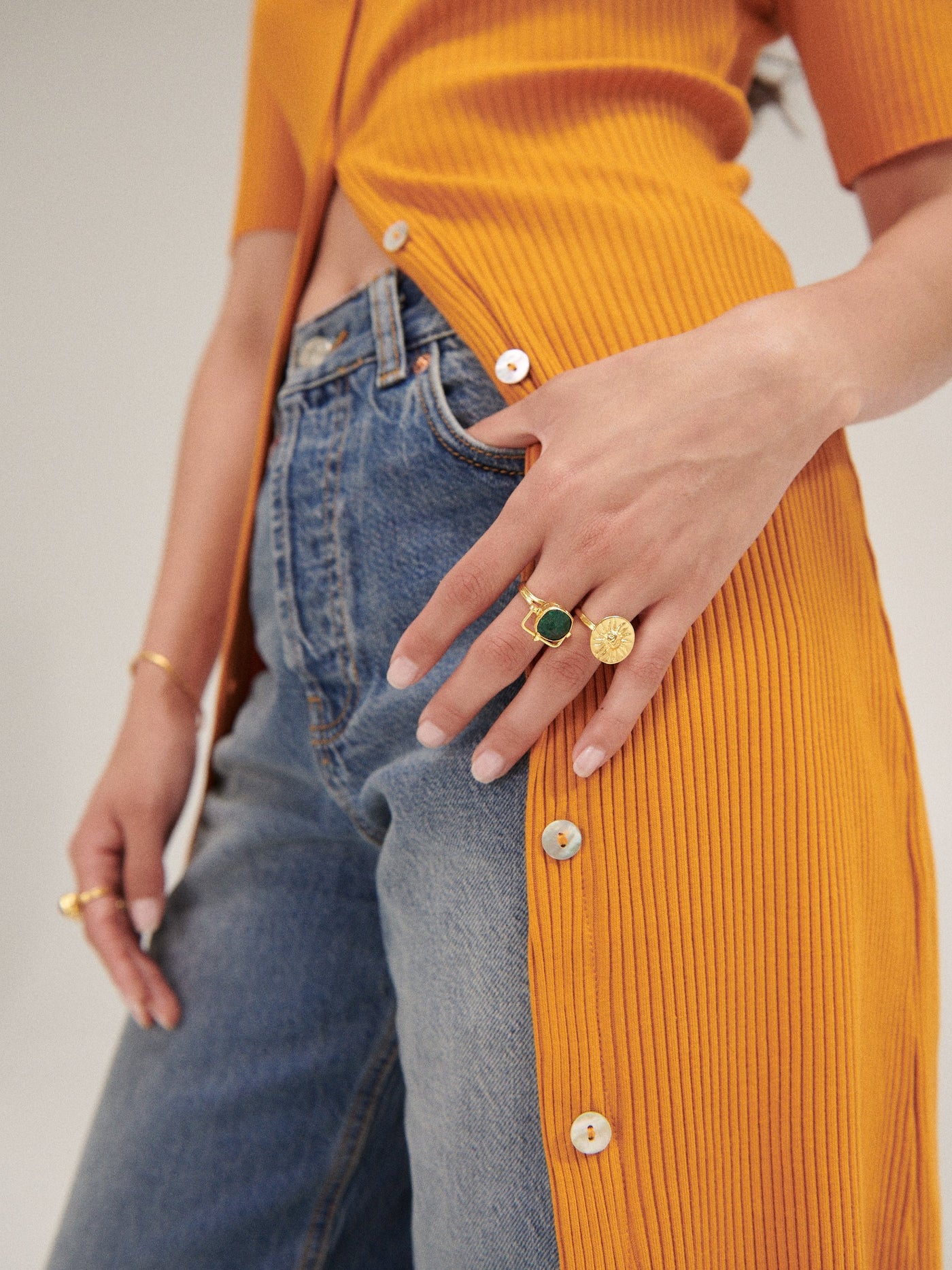 Helia Sun Stacking Ring