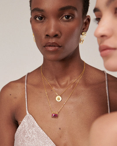 Alessa Ruby Pendant Necklace