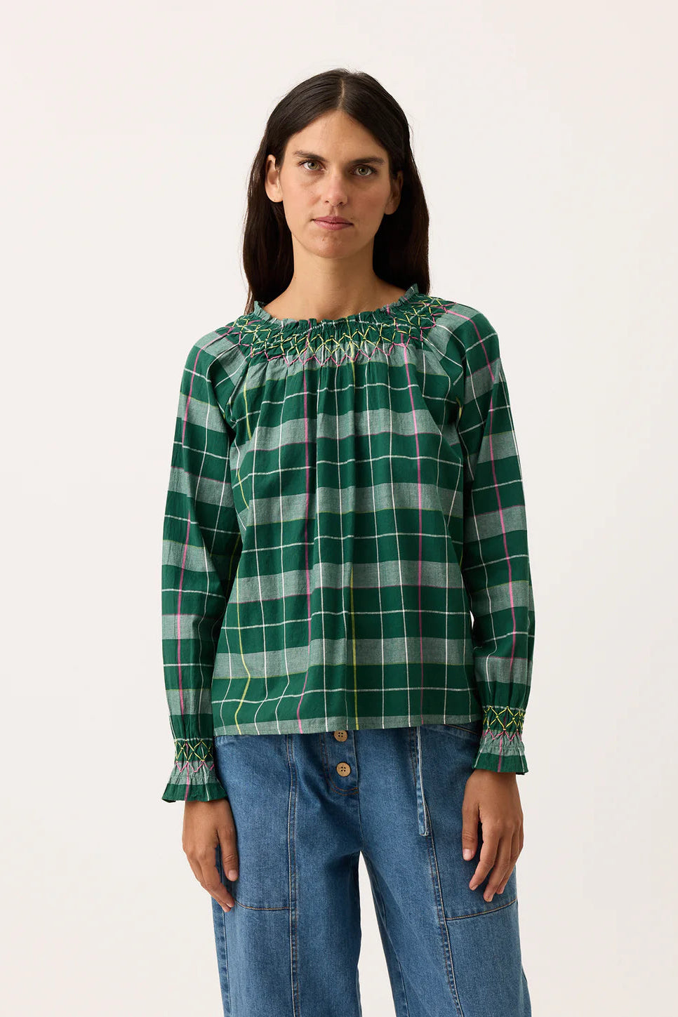 Rowena Smocked Blouse