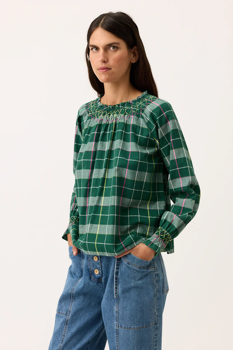 Rowena Smocked Blouse