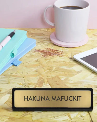 Desk Plate