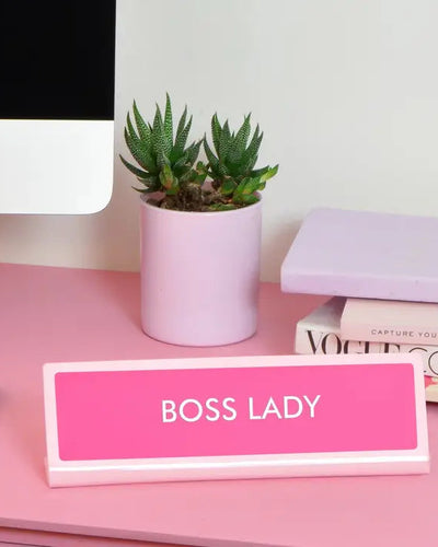 Desk Plate