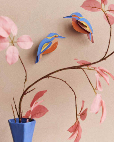 Studio Roof Wall Art  / Garden Birds / Set Of 2