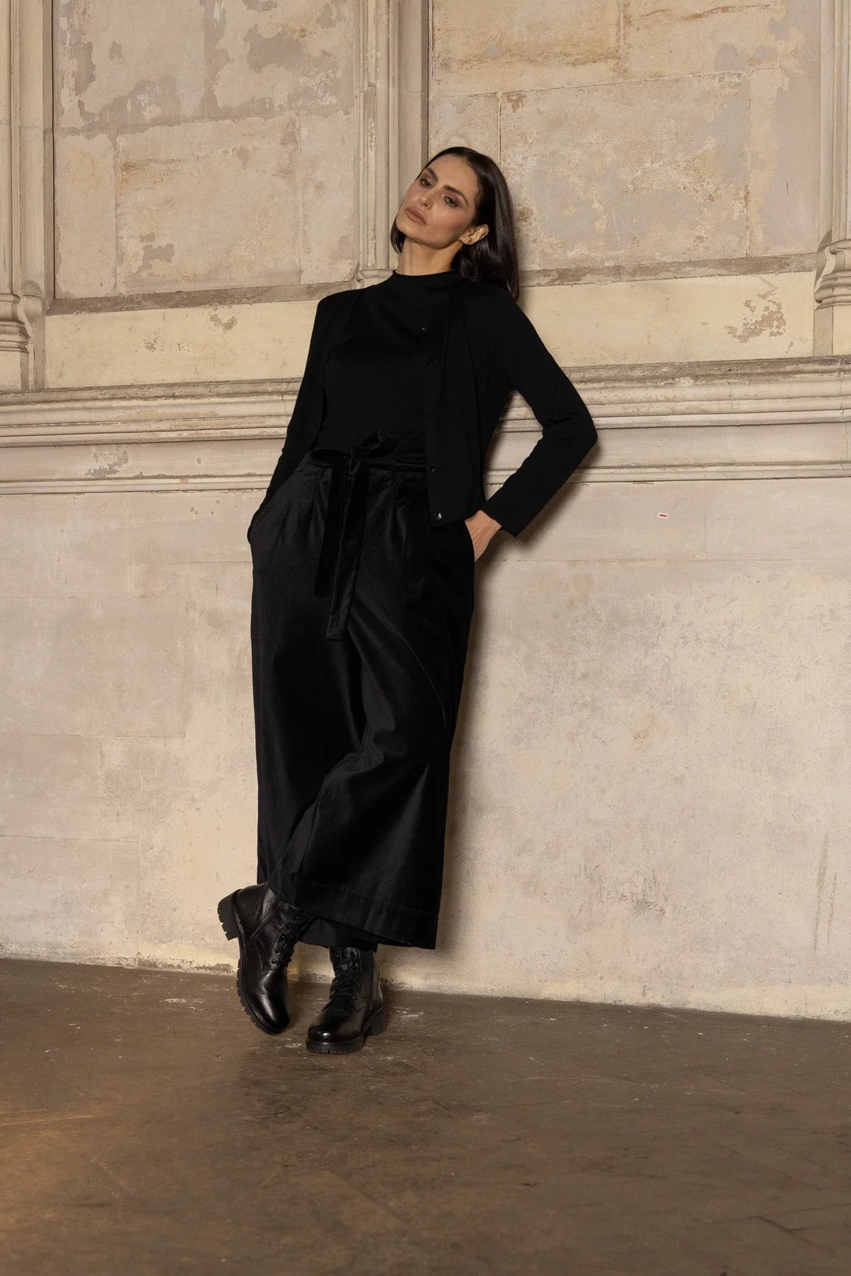 Harriet Cotton Velvet Trouser