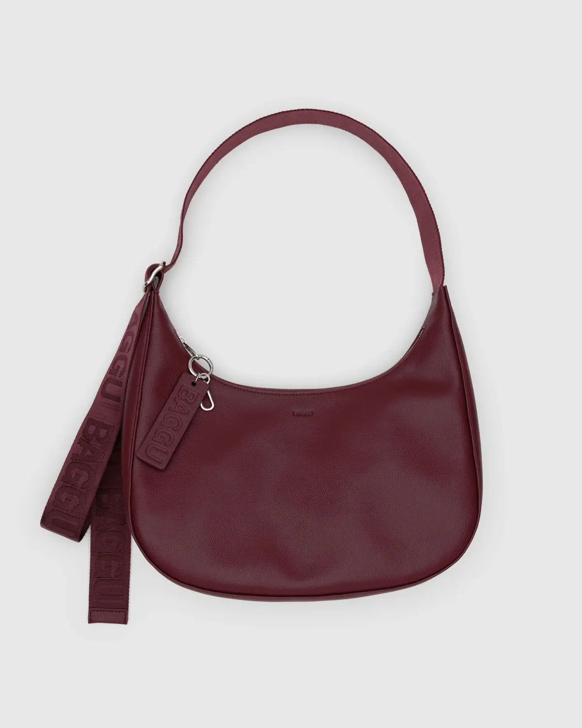 Baggu Recycled Leather Medium Crescent Bag
