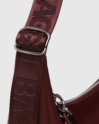 Baggu Recycled Leather Medium Crescent Bag