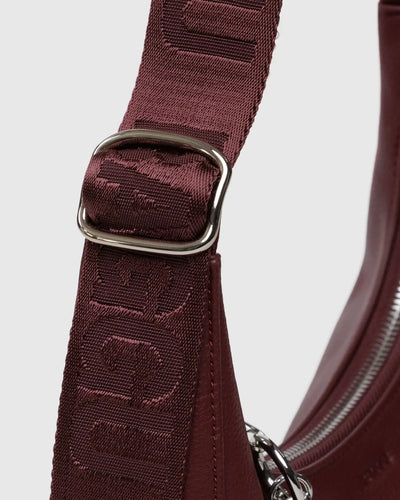 Baggu Recycled Leather Small Crescent Bag