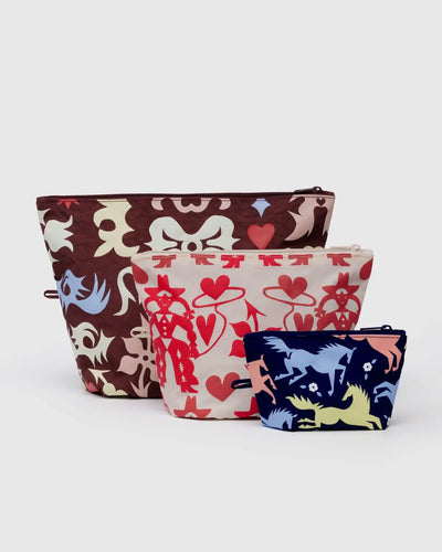 Baggu Go Pouch Set