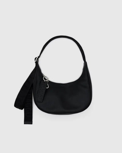 Baggu Recycled Leather Small Crescent Bag