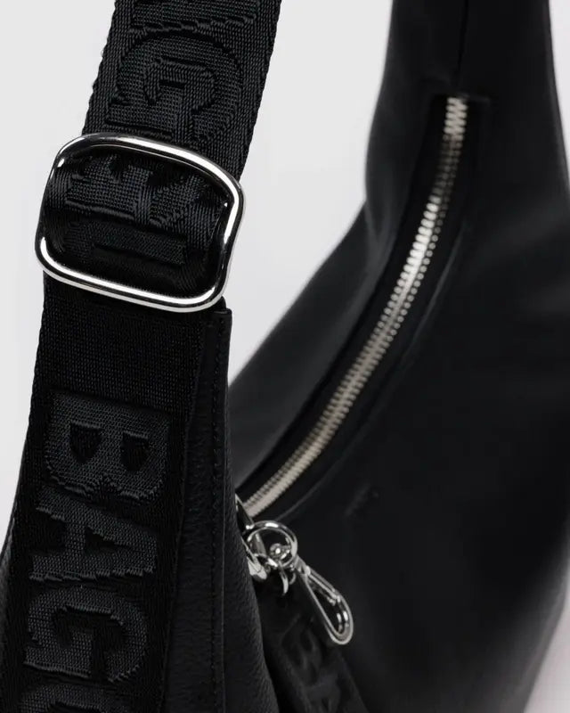 Baggu Recycled Leather Small Crescent Bag