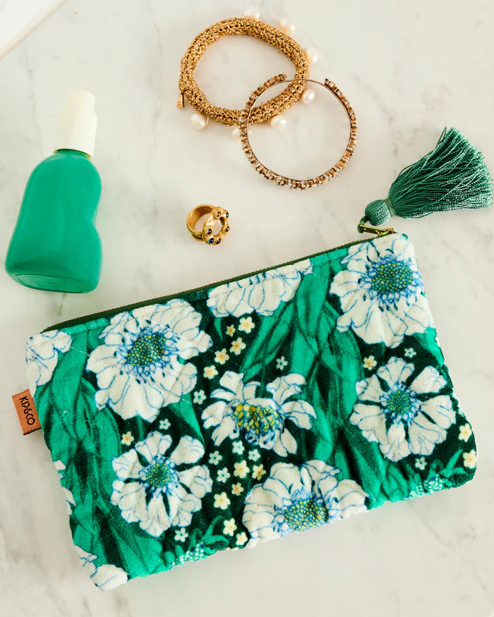 Kip & Co Velvet Cosmetics Purse