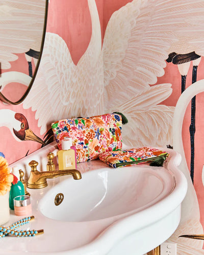 Kip & Co Velvet Cosmetics Purse