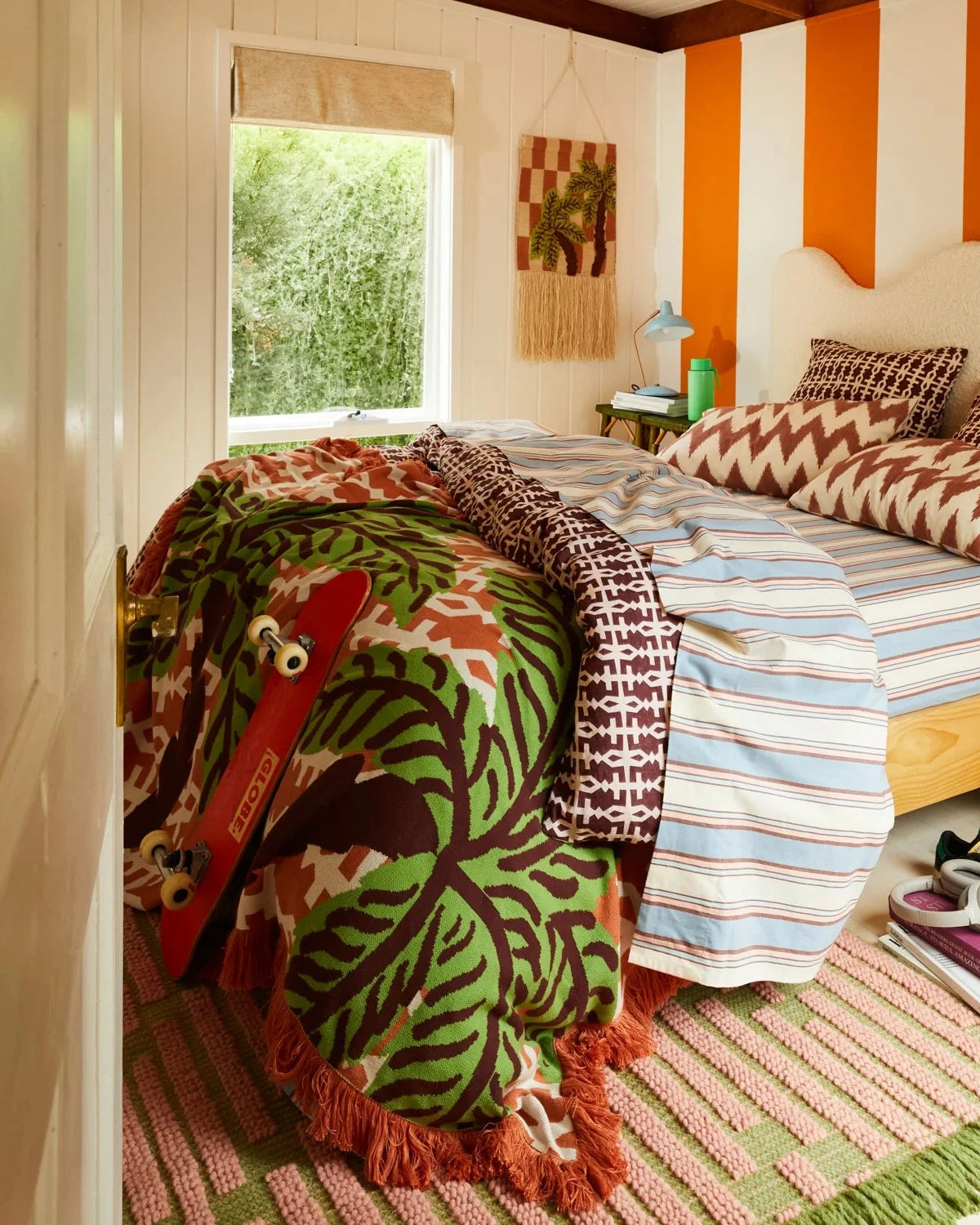 Amata Palm Knit Throw