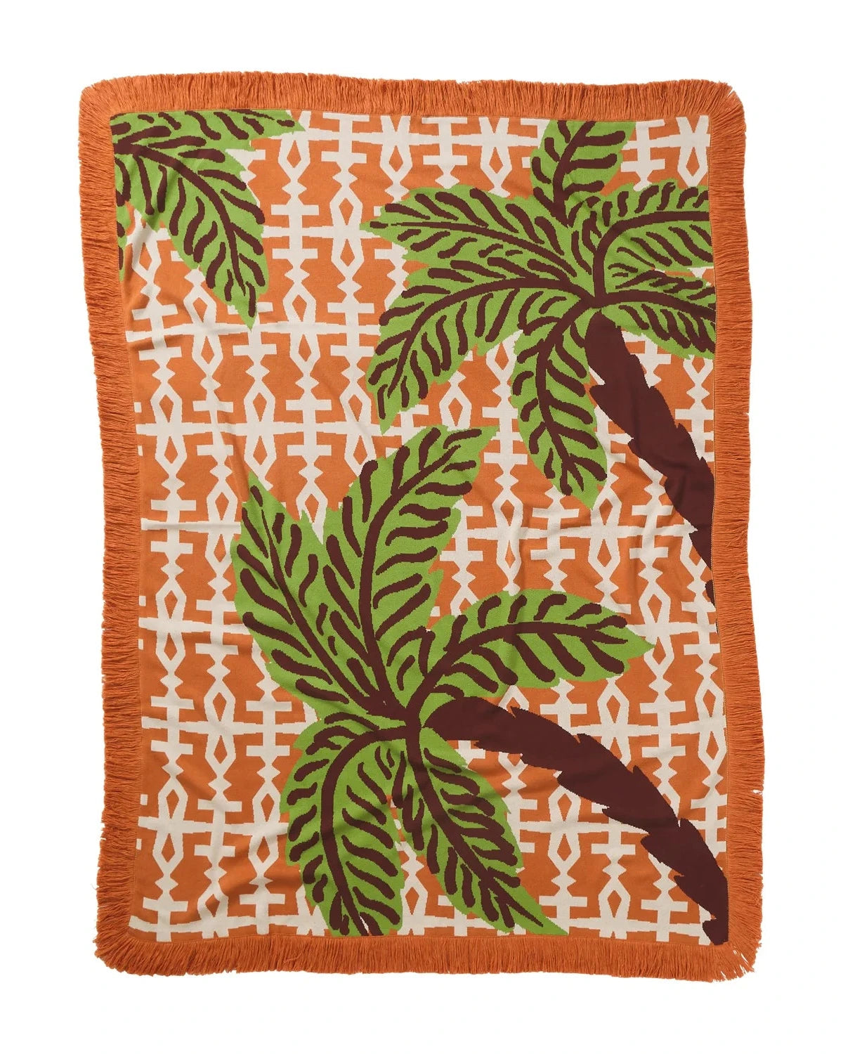 Amata Palm Knit Throw