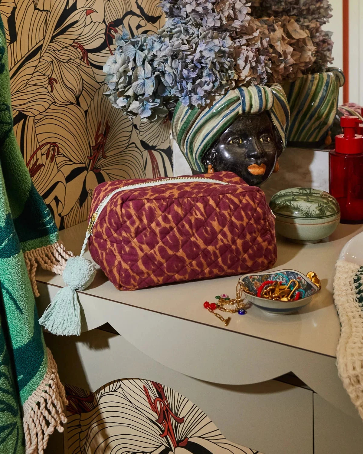Sage X Clare Beauty Bag