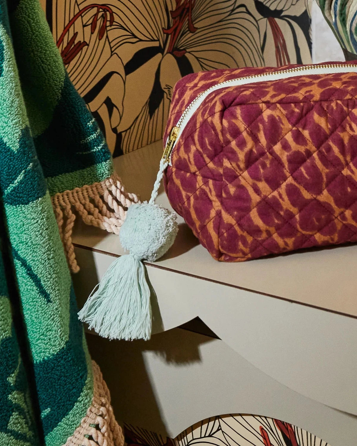 Sage X Clare Beauty Bag