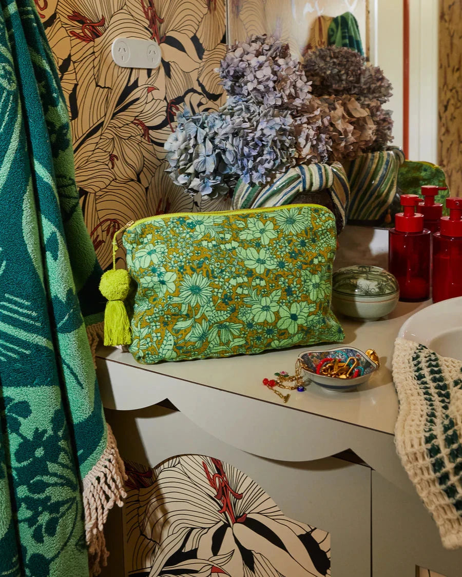Sage x Clare Cosmetic Bag