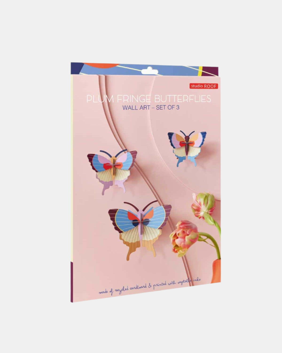 Studio Roof Wall Art / Butterflies /  Set Of 3